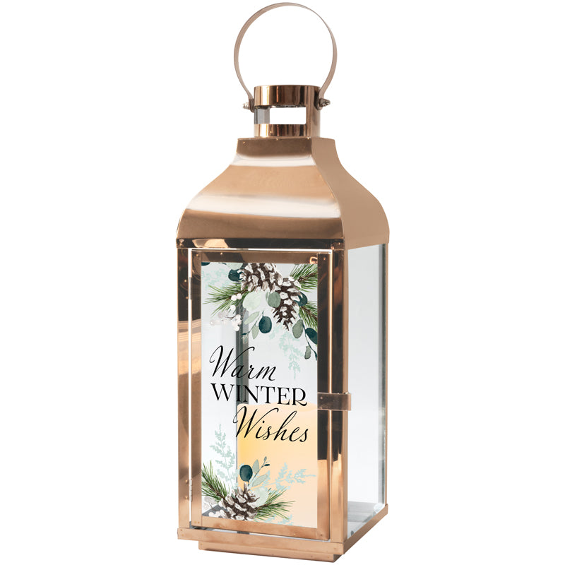 Warm Winter Wishes Lantern