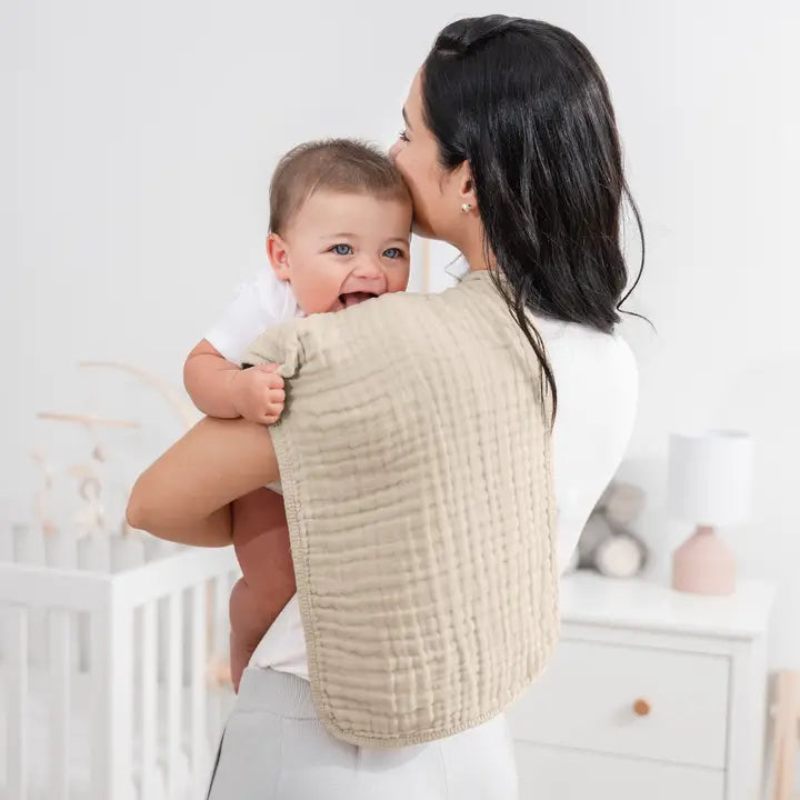Muslin Baby Burp Cloths 6-Pack