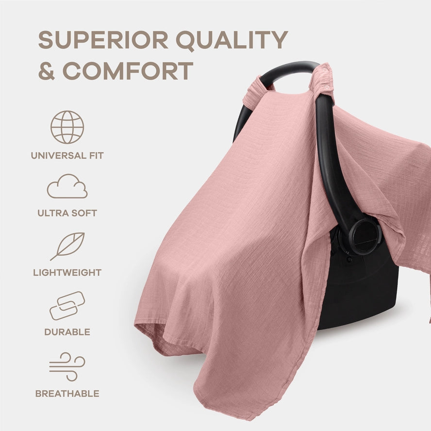 Car Seat Cover/Canopy by Comfy Cubs