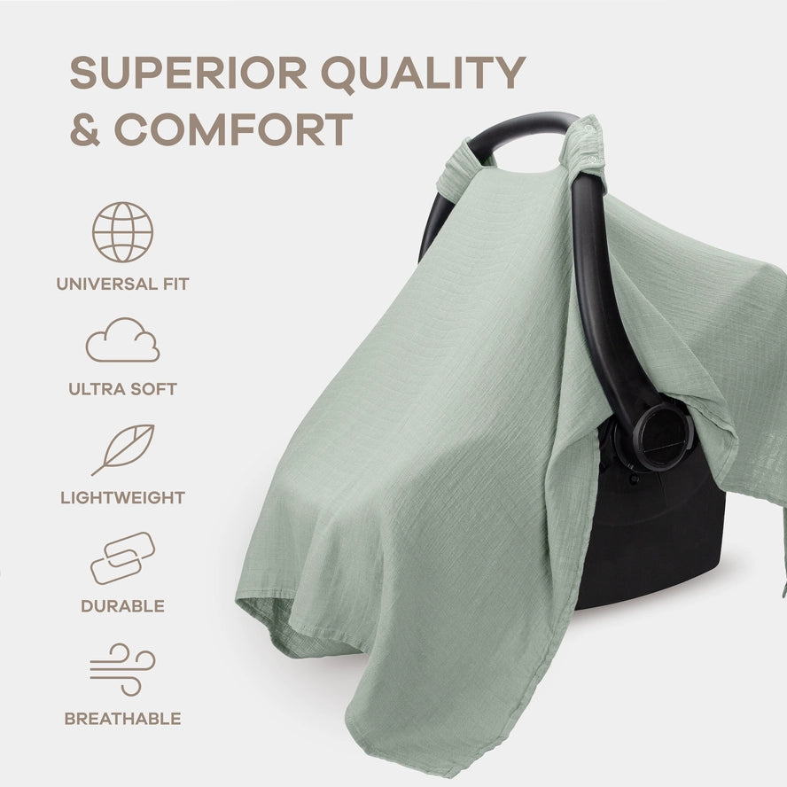 Car Seat Cover/Canopy by Comfy Cubs