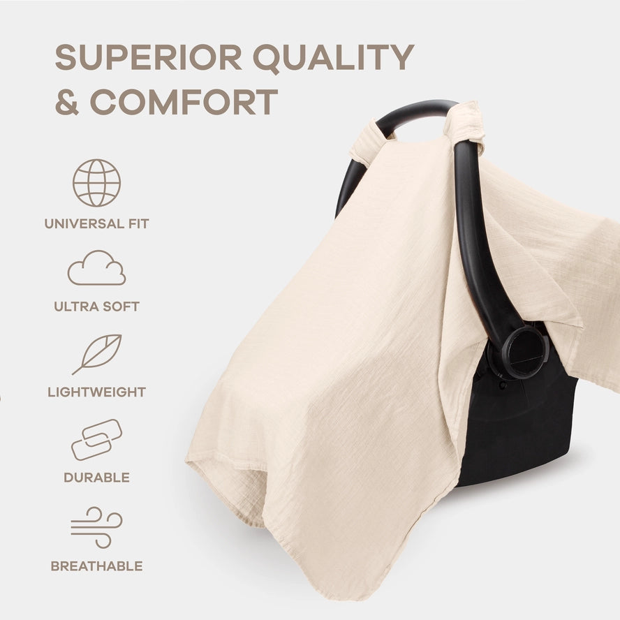 Car Seat Cover/Canopy by Comfy Cubs