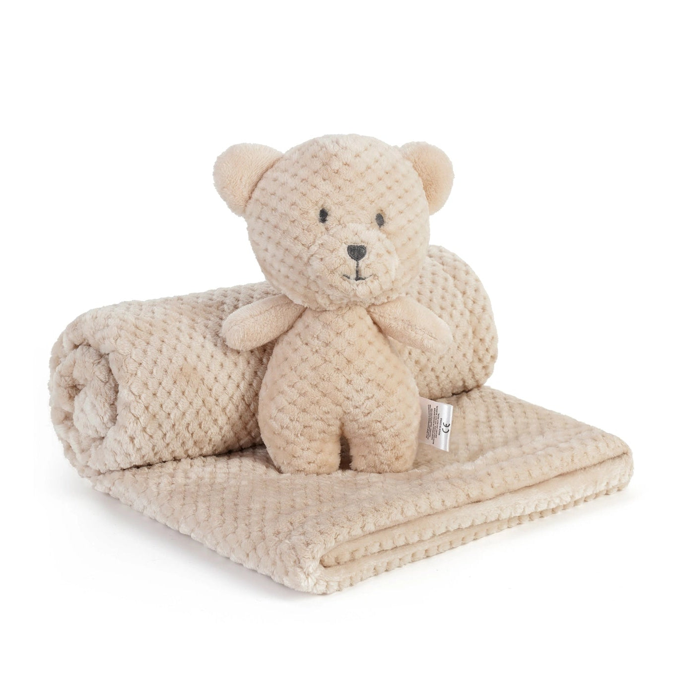 Plush Bear & Blanket 2 Piece Set (Assorted Colors)
