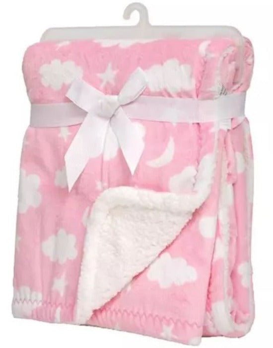 Celestial Pink Baby Blanket